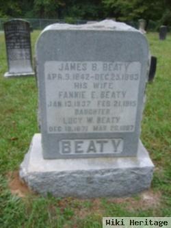 Frances Elizabeth "fannie" Beaty