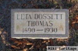 Leta Dossett Thomas