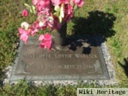 Charlotte Elizabeth "lottie" Long Warlick