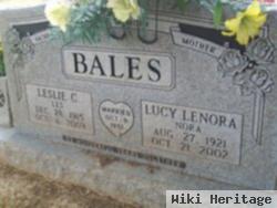 Lucy Lenora "nora" Graves Bales