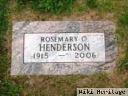 Rosemary Olive Henderson