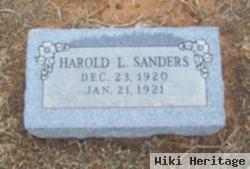 Harold L Sanders