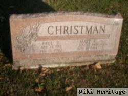 Mary E. Buchman Christman