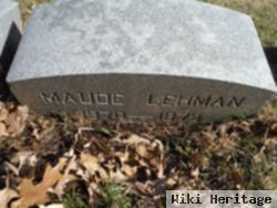 Maude I Lehman