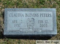 Claudia Blevins Peters