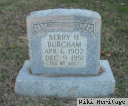 Berry H Burcham