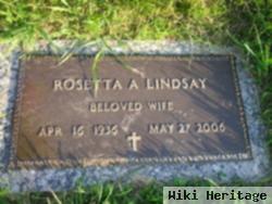 Rosetta A. Lindsay