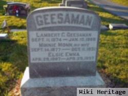 Lambert Clayton Geesaman, Sr