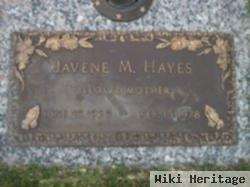 Javene M Hayes