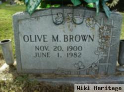 Olive M. Brown