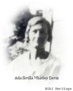Ada Sivilla Whatley Davis