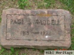 Page S Waddell