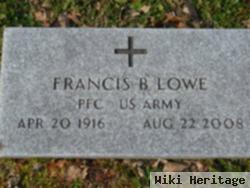 Francis B "ben" Lowe