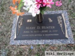 Mary D Hunter