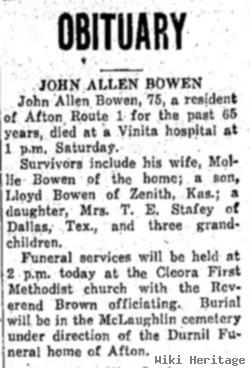 John Allen Bowen