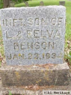 Infant Son Benson