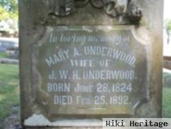 Mary Ann Wyly Underwood