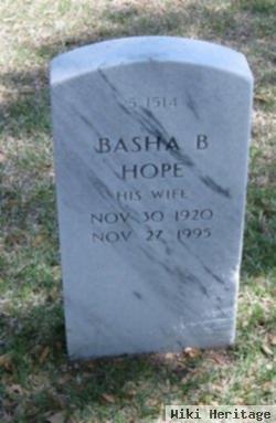 Basha B Hope