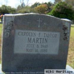 Carolyn F. Taylor Martin