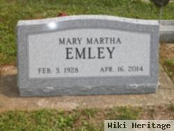 Mary Martha "runt" Emley