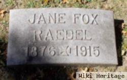 Jane Fox Raedel