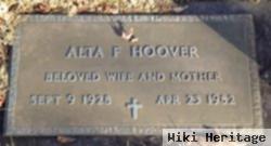 Alta F. Bennett Hoover