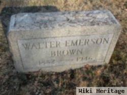 Walter Emerson Brown