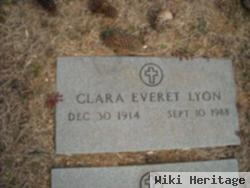 Clara Mae Everet Lyon