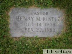 Rev Henry Miller Kistler