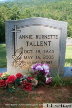 Annie Maude Burnett Tallent
