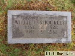 Willie P Shockley