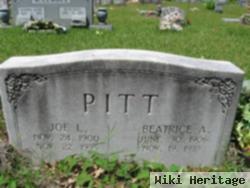 Joseph L "joe" Pitt