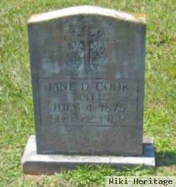 Jane David "dee" Cook