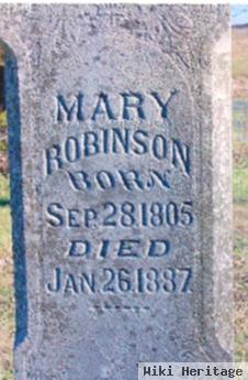 Mary Calhoon Robinson