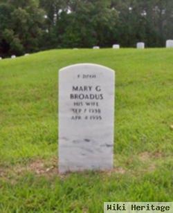 Mary G Broadus