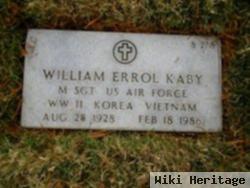 William Errol Kaby