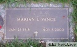 Marian L Vance