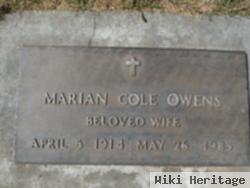 Marian Cole Owens