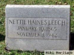 Nettie Haines Leech