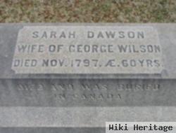 Sarah Dawson Wilson