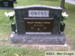 Welzy Thomas "tom" Owens