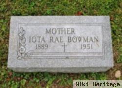 Iota Rae Bowman