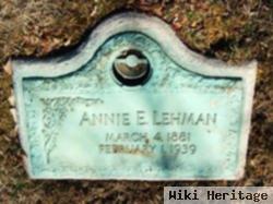 Annie Elizabeth Burns Lehman