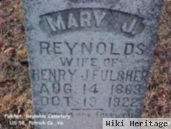 Mary J Reynolds Fulcher