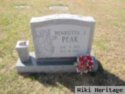 Henrietta J Peak