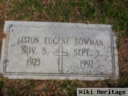 Liston Eugene Bowman