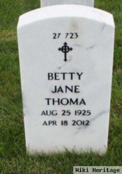 Betty Jane Thoma