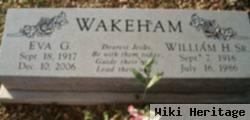 Eva G Wakeham