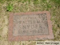 Walter M Snyder