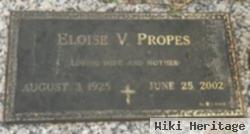 Eloise V Propes